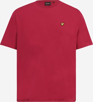 Lyle & Scott Big&TallMajica - crvena boja: prednji dio