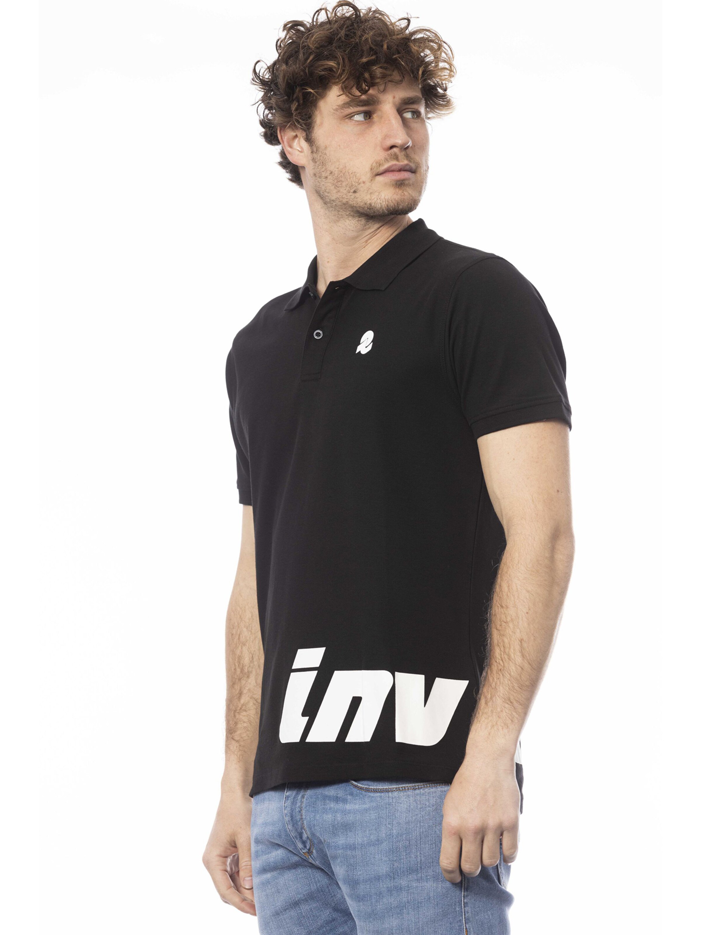 Invicta Poloshirt in Schwarz: Vorderseite