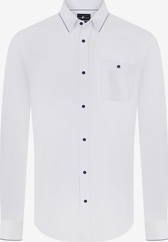 DENIM CULTURE Regular fit Button Up Shirt 'UGO' in Blue