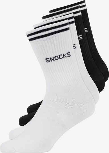 SNOCKS Tennissocken in schwarz / weiß, Produktansicht