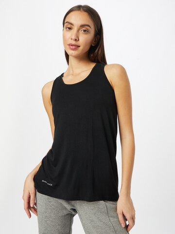 ENDURANCE Sports Top 'Siva' in Black: front