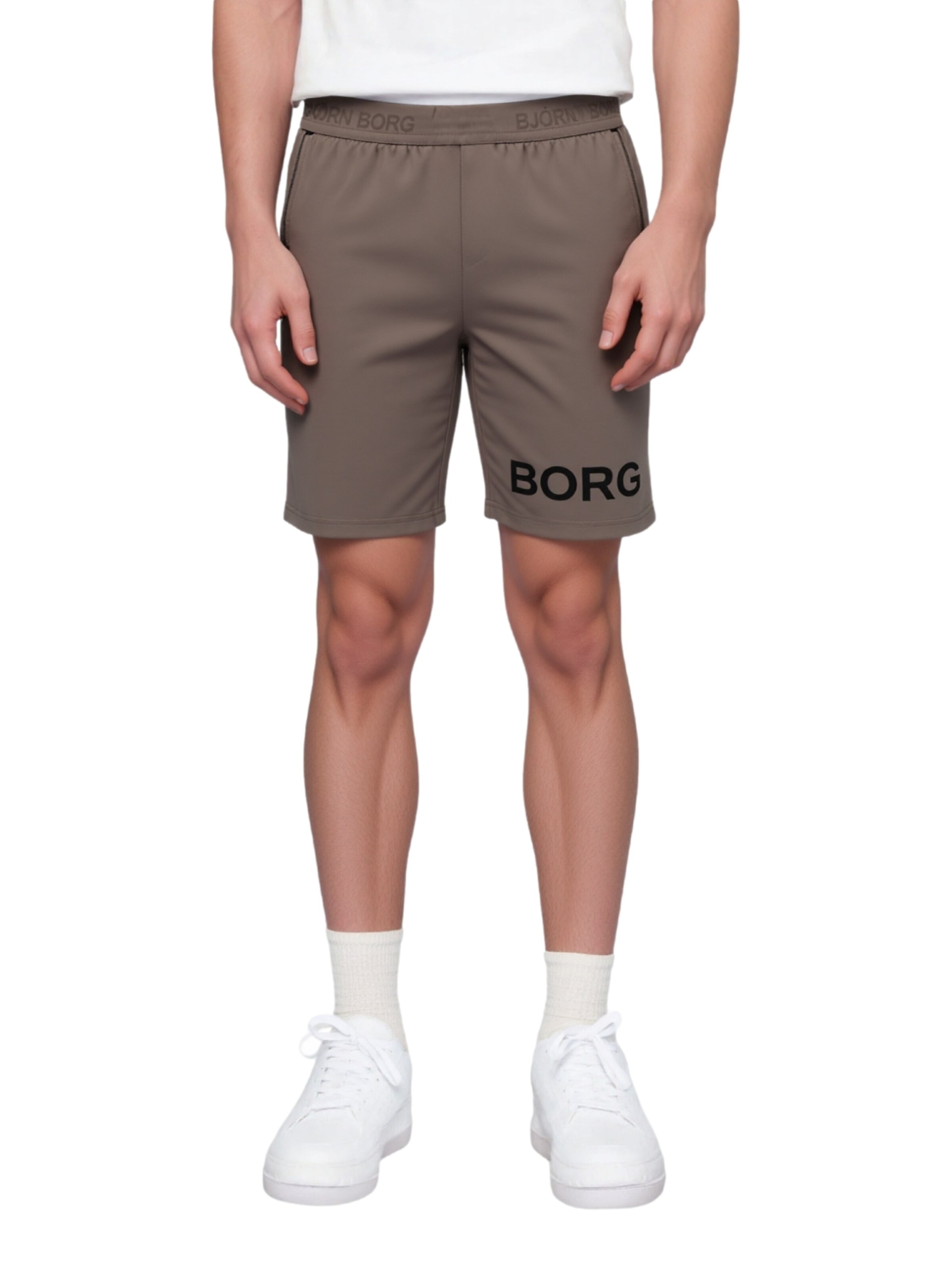BJÖRN BORG Regular Broek in Bruin: voorkant