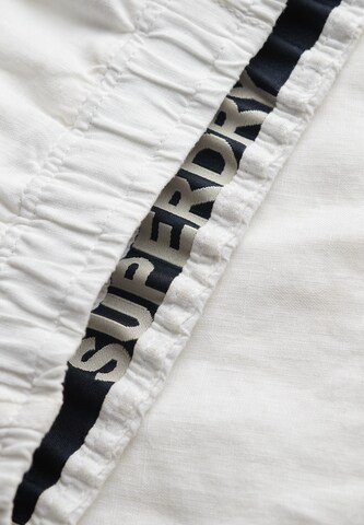 Regular Pantalon Superdry en blanc