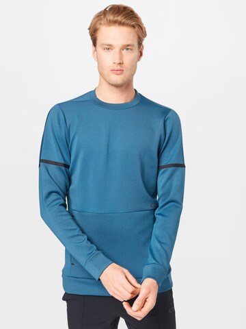 OAKLEY Sports sweatshirt in Blue: front