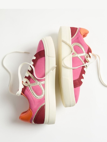 Sneaker bassa di love & roses in rosa