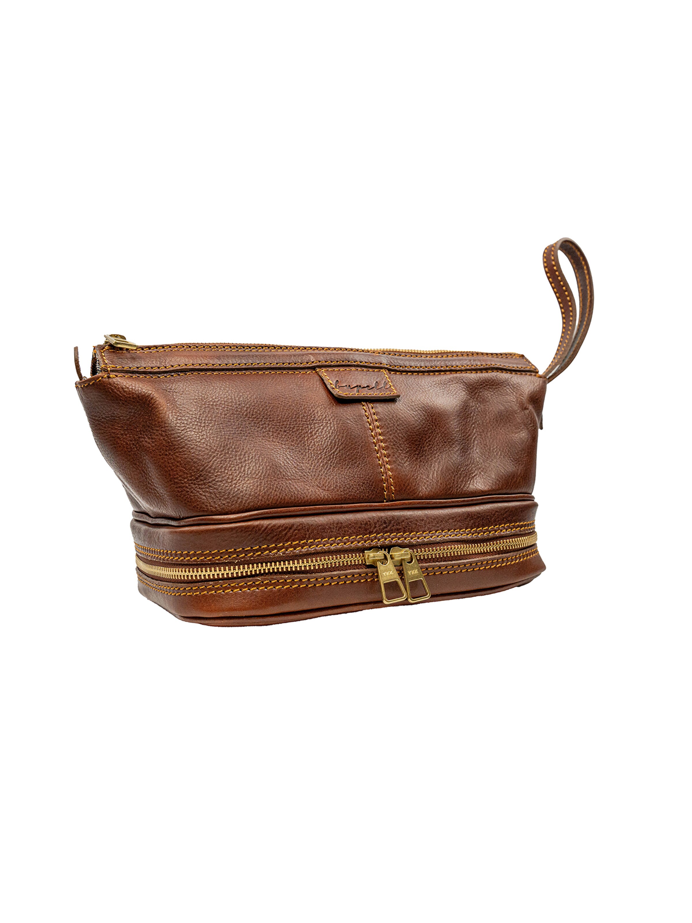 bupell Toiletry Bag 'Luca' in Brown