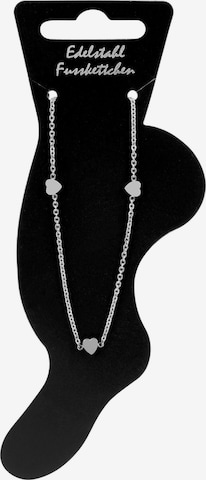 Akzent Foot Jewelry 'Michéle, silberfarbig, langlebig' in Silver: front
