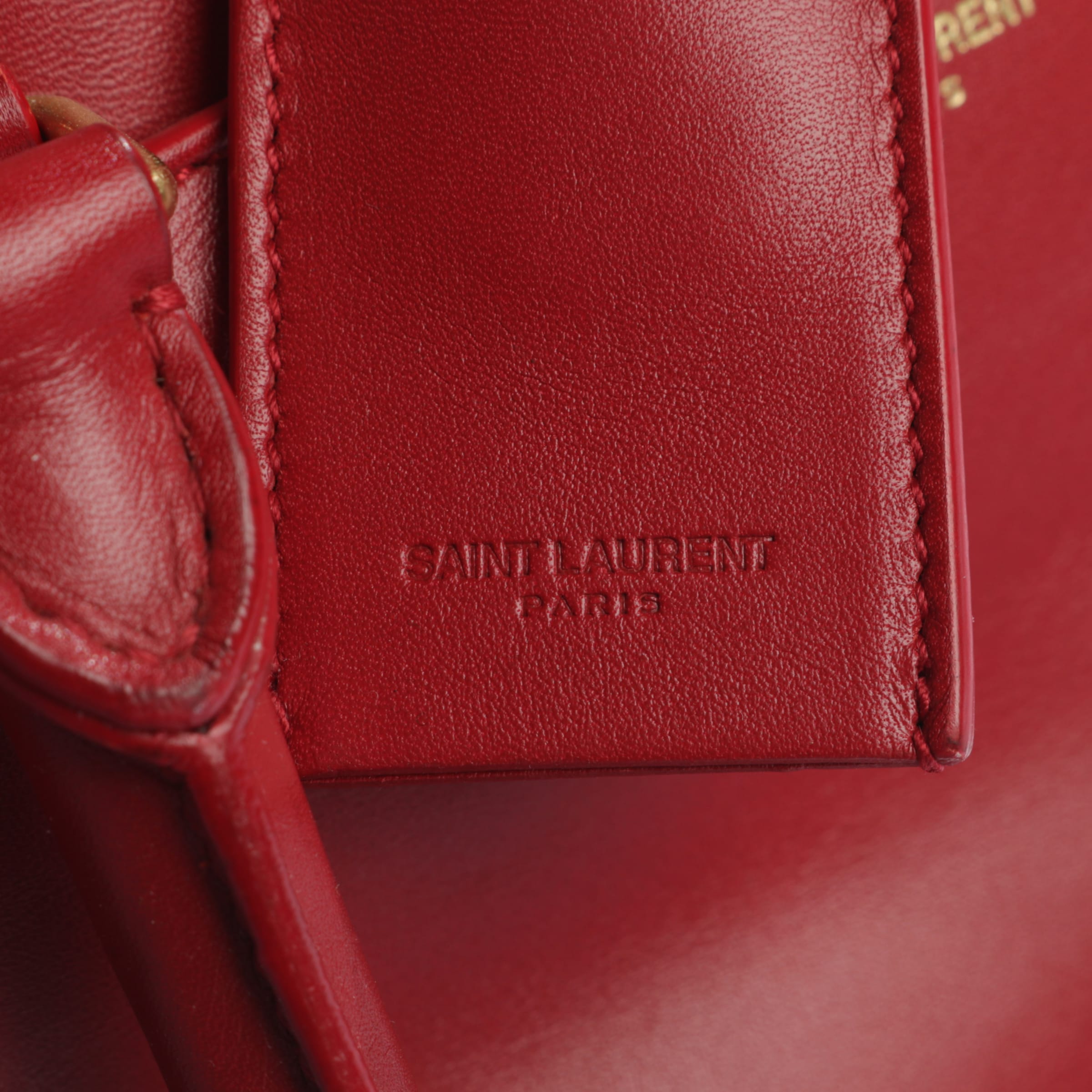 Saint Laurent Handtasche One Size in Rot