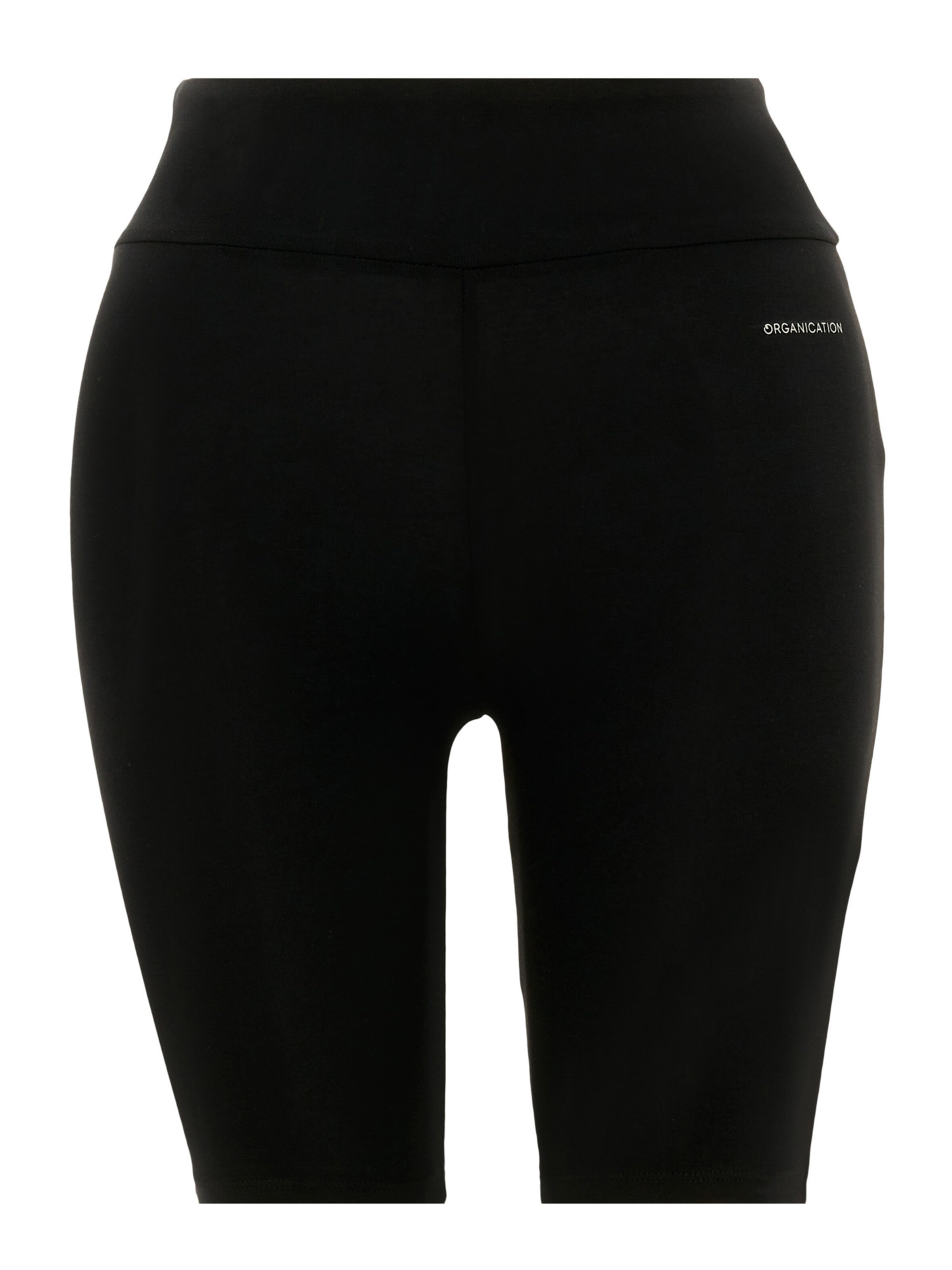 Organication Leggings in Schwarz: Vorderseite