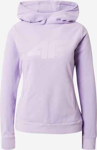 Sweat de sport 4F en violet : devant