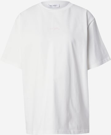 balta OH APRIL Marškinėliai 'Hot Summer Menu': priekis