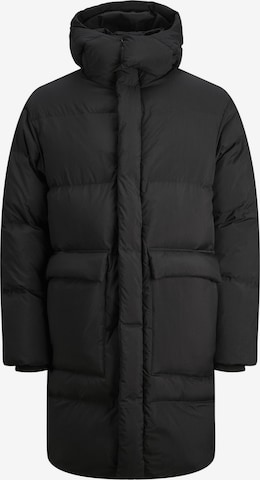 JACK & JONES - Abrigo de invierno 'Jefferson' en negro: frente