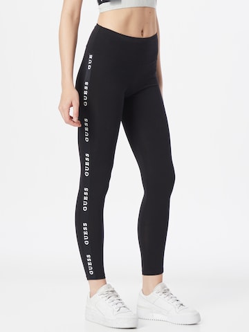 GUESS Skinny Workout Pants 'ALINE' in Black: front