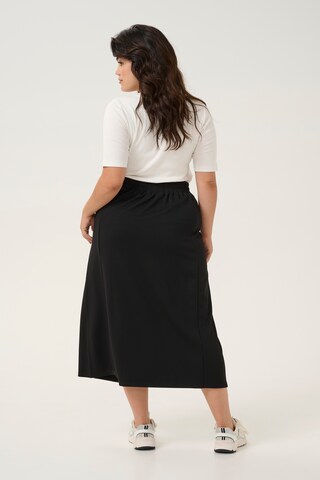 KAFFE CURVE Rok 'KC Frey' in Zwart