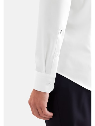 SEIDENSTICKER Slim fit Zakelijk overhemd in Wit