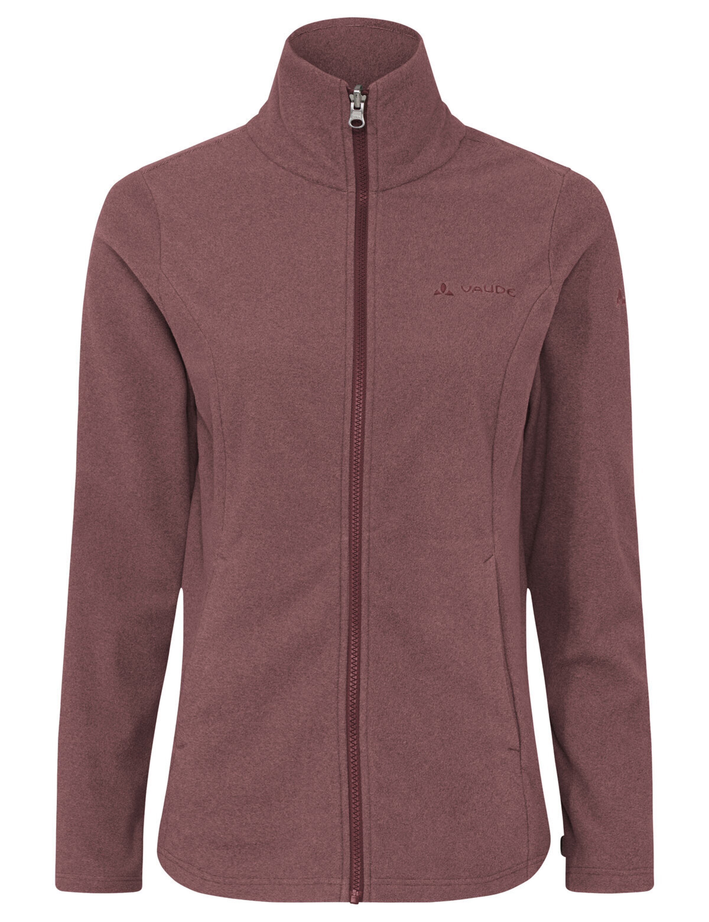 VAUDE Athletic fleece jacket in Red: front