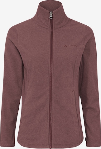 VAUDE Athletic fleece jacket in Red: front
