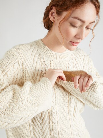 modström Sweater 'Grannon' in Beige