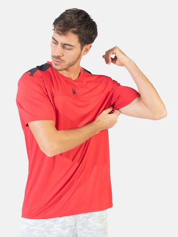 Spyder Functioneel shirt in Rood