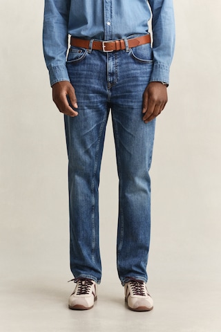 Regular Jeans 'Classic' de la GANT pe albastru: față
