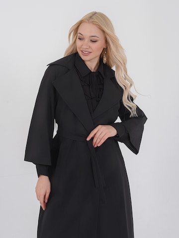 Manteau mi-saison 'Noelia' FRESHLIONS en noir