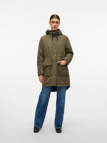 VERO MODA Winter Parka in Green