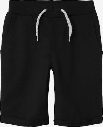 Regular Pantalon 'Vermo' NAME IT en noir : devant