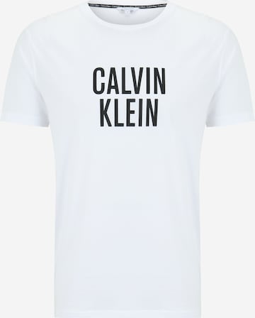 Calvin Klein Swimwear Regular Shirt 'Intense Power' in White: front