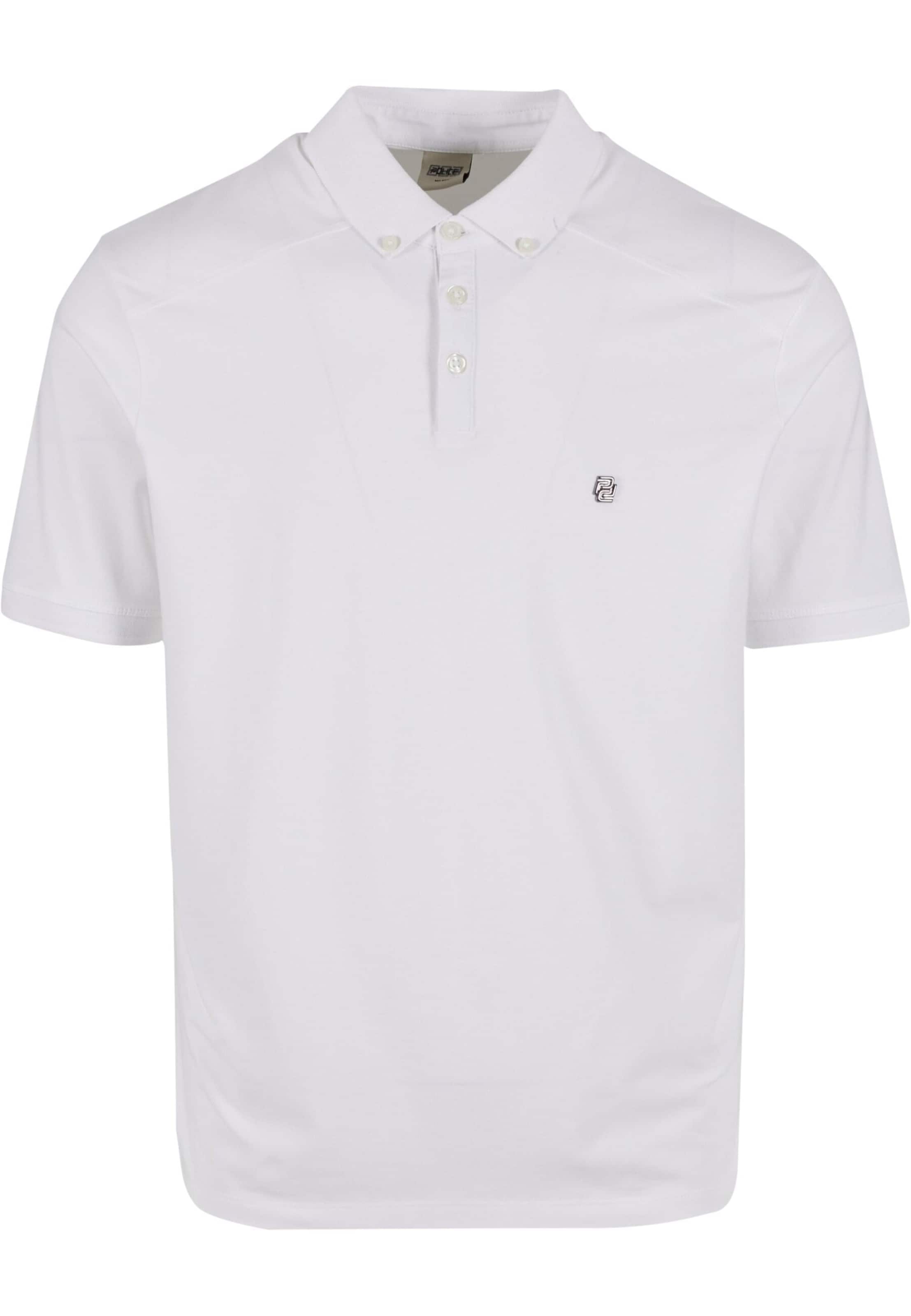 883Police Shirt 'Neptunes' in Wit: voorkant