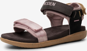 WODEN Kids Sandalen 'Cirkeline' in Bruin: voorkant