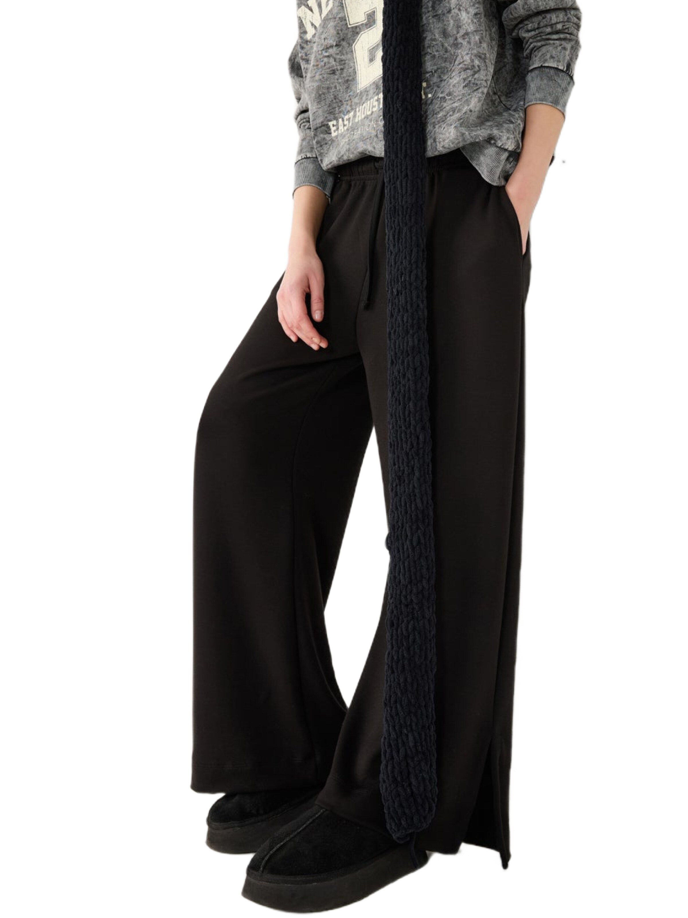 Loosefit Pantalon No Matter What en noir