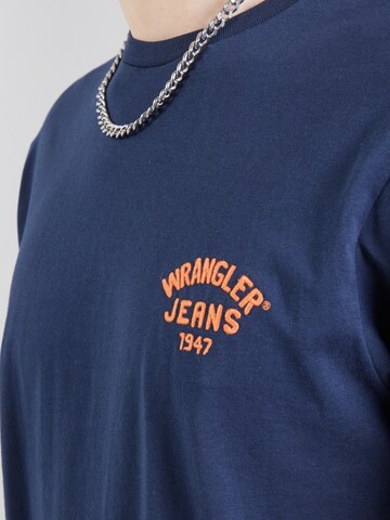 WRANGLER Μπλουζάκι 'SMALL LOGO TEE' σε μπλε