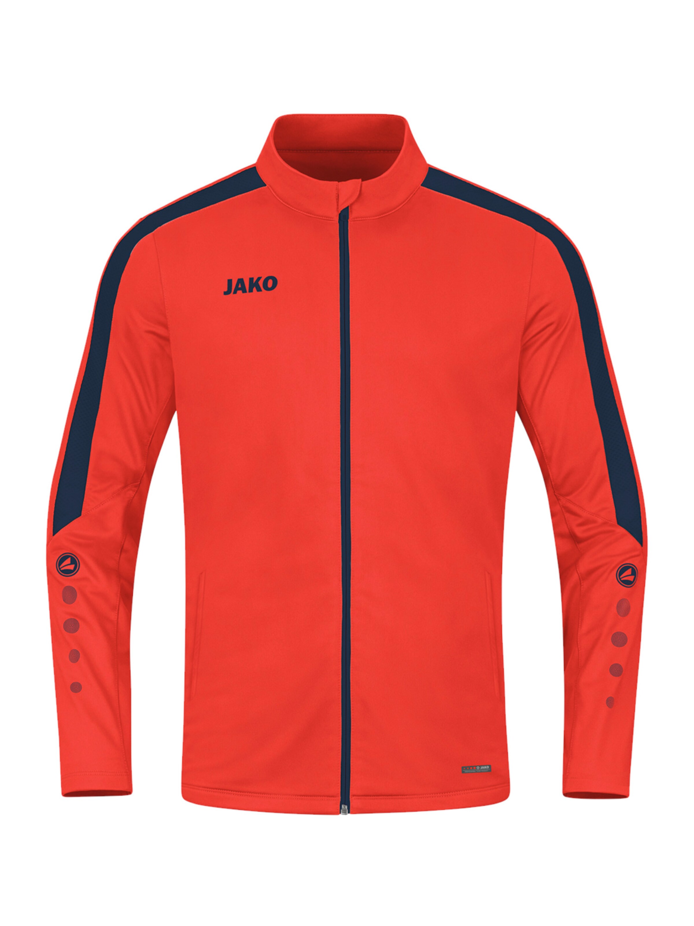 JAKO Sportjacke 'Power' in Orange: Vorderseite