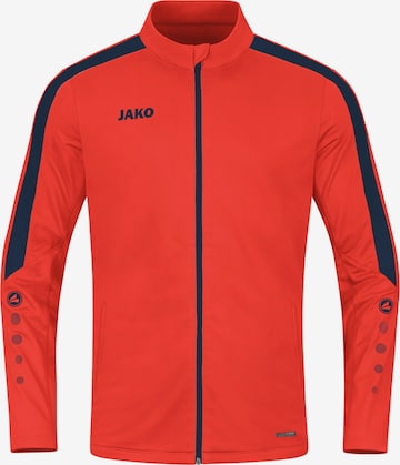 JAKO Athletic Jacket 'Power' in Orange: front