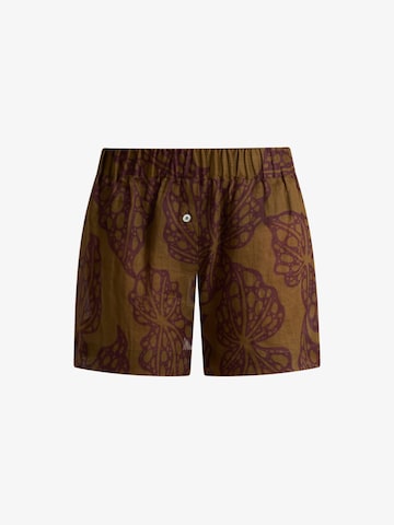 Ottod’Ame Regular Broek in Bruin