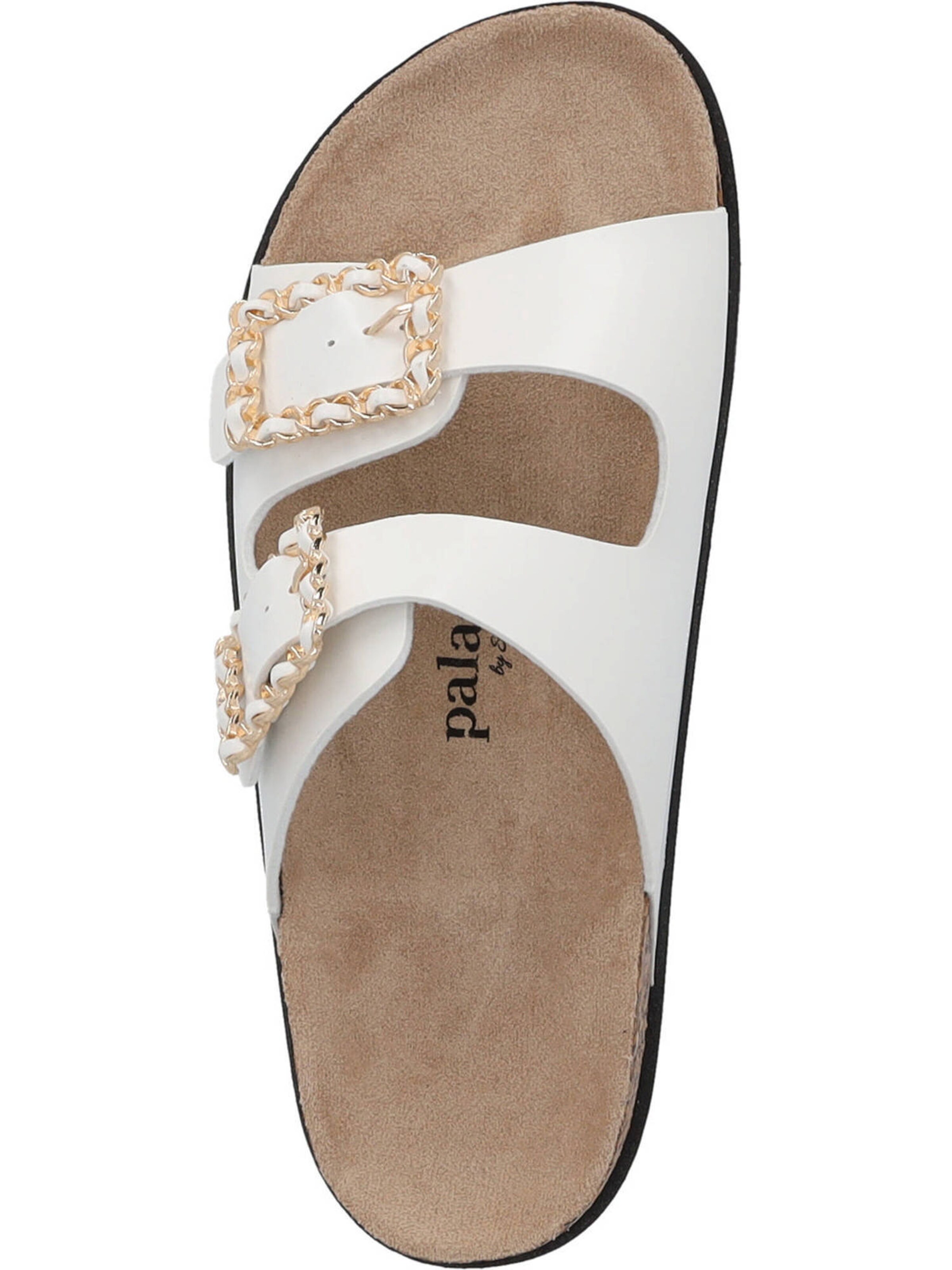 Palado by Sila Sahin Pantoletter 'Igies' i hvid