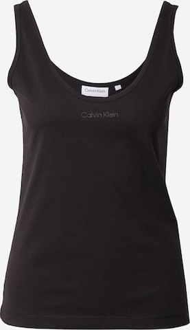 Calvin Klein Top - fekete: elől