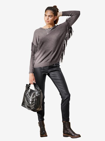 heine Skinny Broek in Zwart