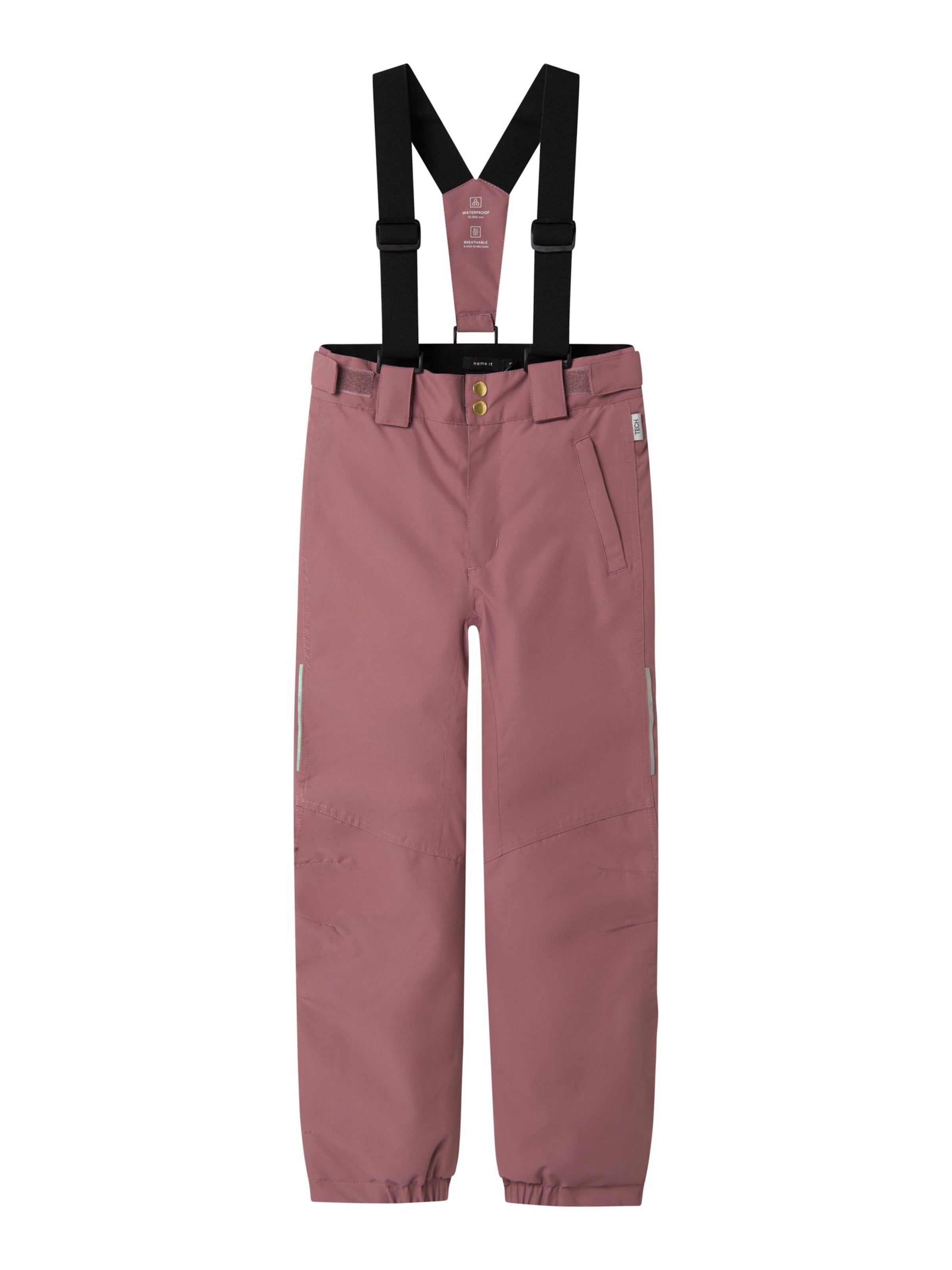 Regular Pantalon d'extérieur 'SNOW10' NAME IT en rose : devant