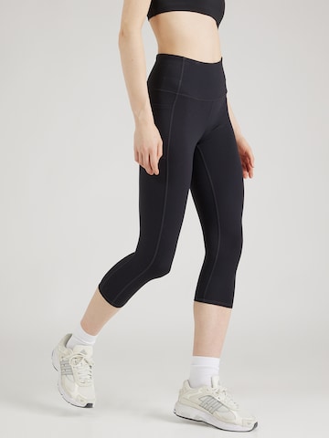 Skinny Pantalon de sport 'GO WALK II' SKECHERS en noir : devant