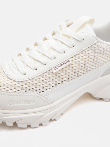 Baskets basses Calvin Klein en blanc