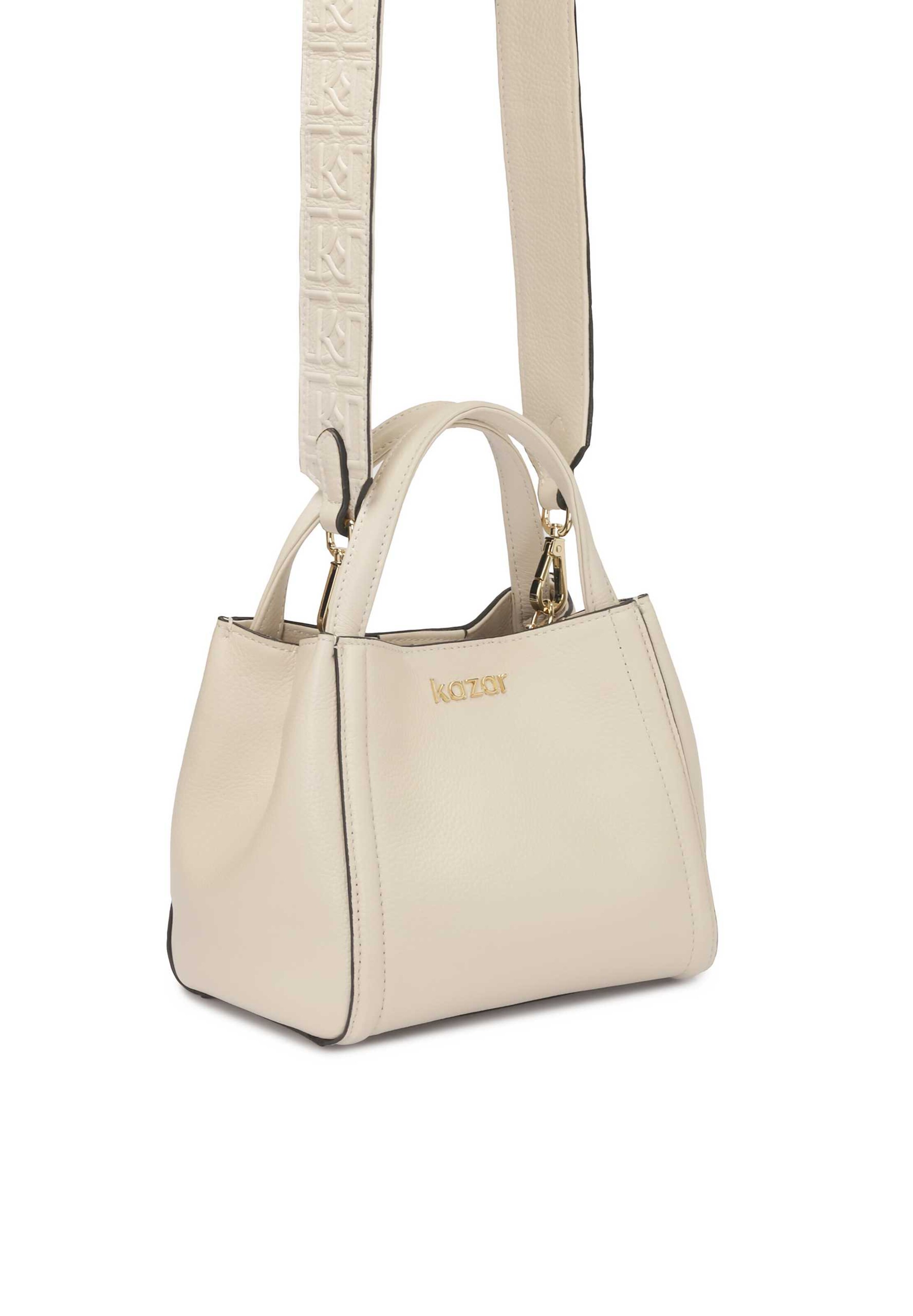 Borsa a mano di Kazar in beige