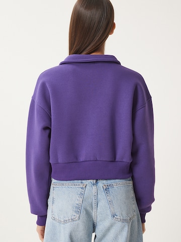 Happiness İstanbul Μπλούζα φούτερ σε λιλά