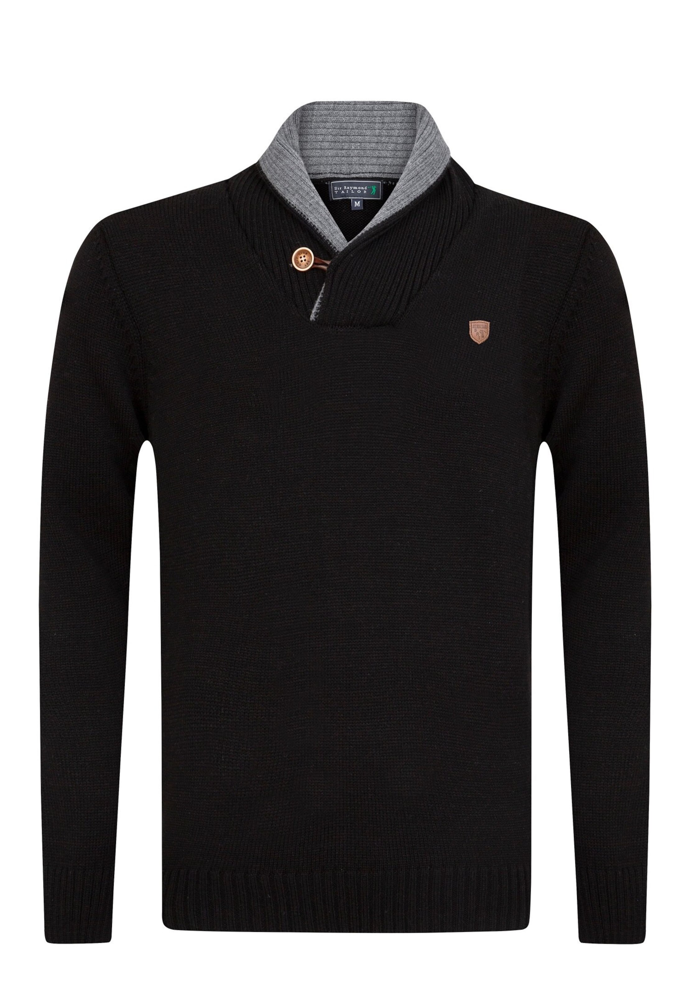 Sir Raymond Tailor Pullover 'Erasmo' in Schwarz: Vorderseite