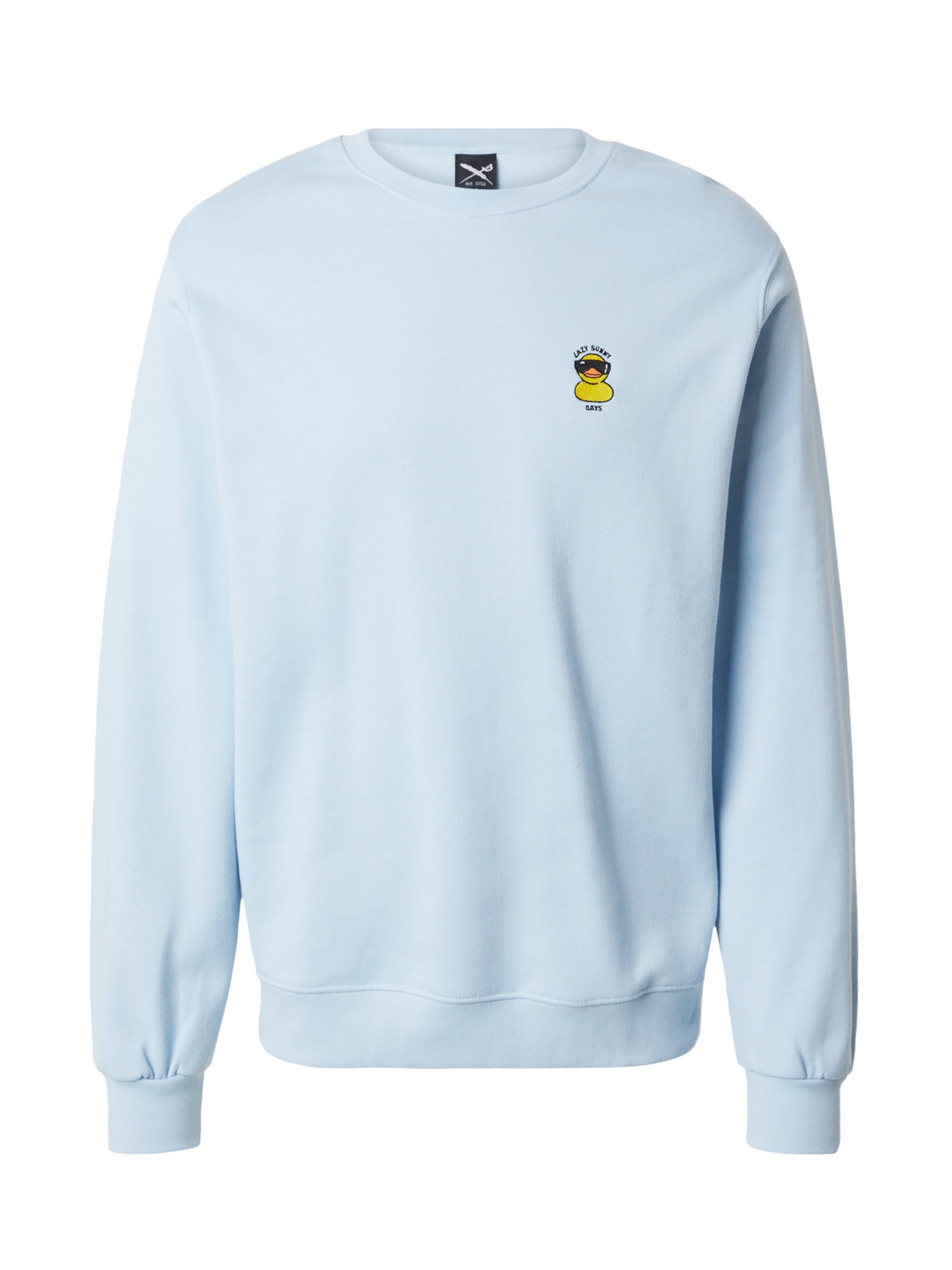 Iriedaily Sweatshirt 'Lazy Sunny Day' in Blau: Vorderseite