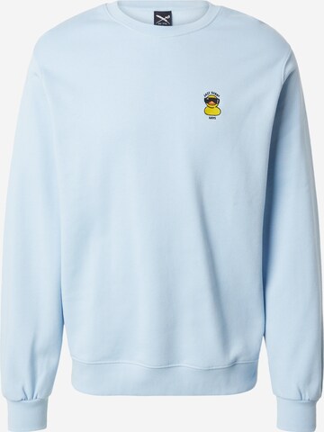 Iriedaily Sweatshirt 'Lazy Sunny Day' in Blauw: voorkant