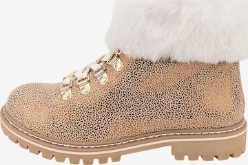 Les Tropéziennes Ankle Boots in Beige: Vorderseite