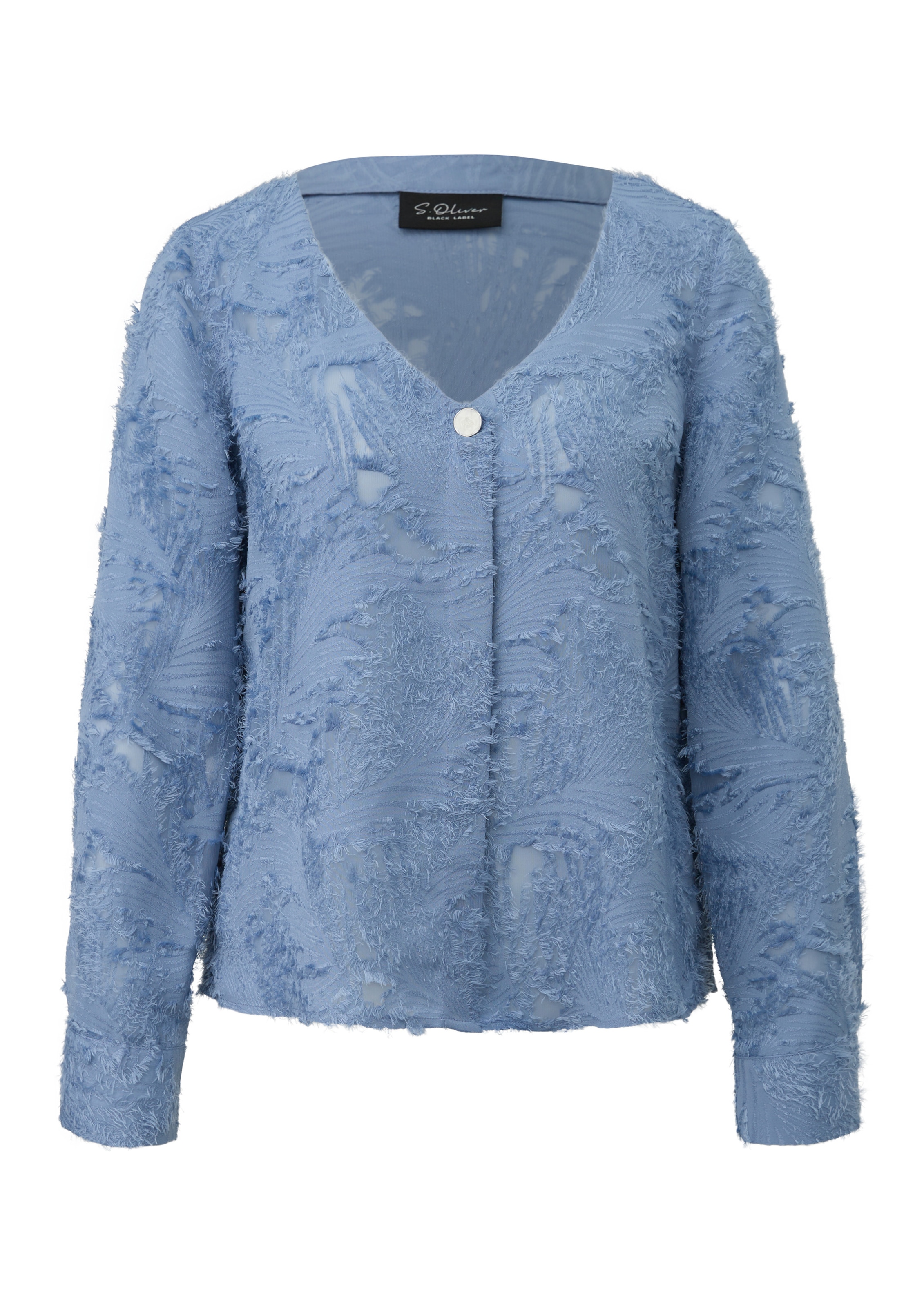 s.Oliver Blouse in Blauw: voorkant