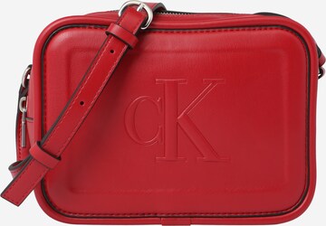 Calvin Klein Jeans Taška přes rameno – červená: přední strana