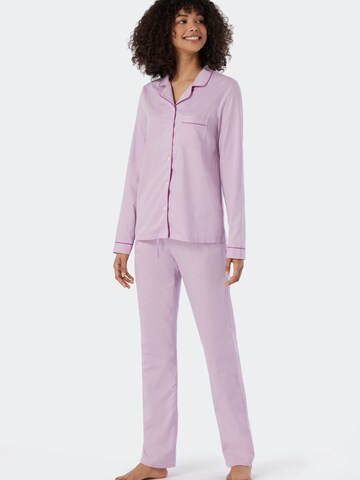 SCHIESSER Pyjama in Roze: voorkant